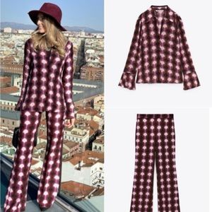 ZARA 3 piece Blazer & Trouser set